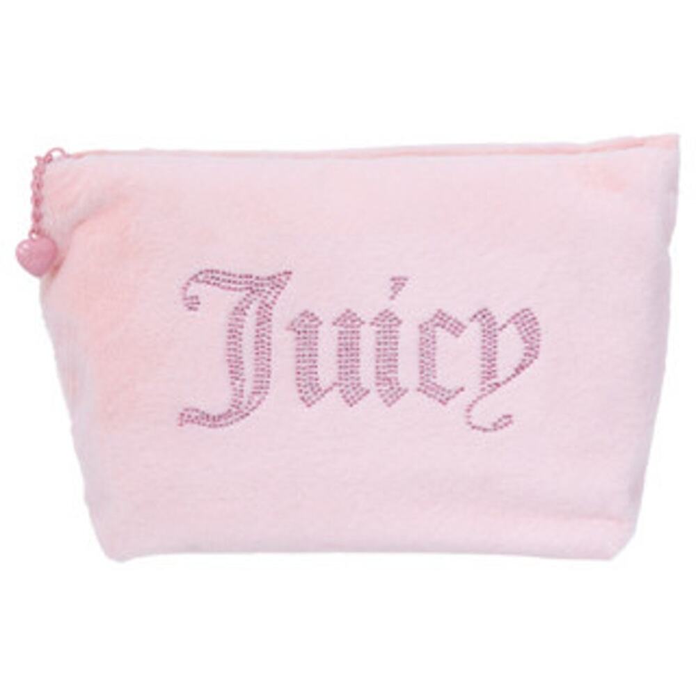 NWT Juicy Couture Pink Velour Cosmetic Pouch – NWT + Travel Bottle